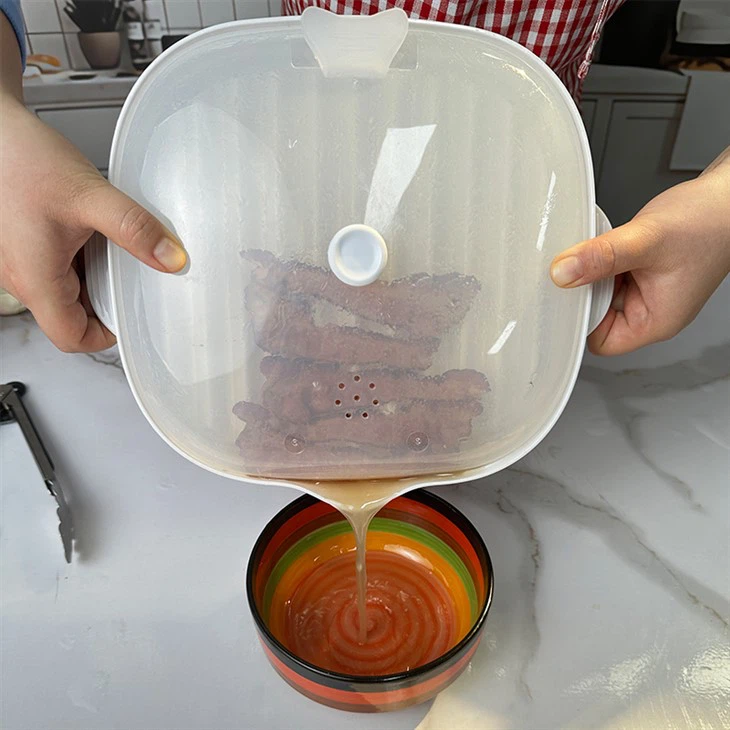 China Microwave Safe Bacon Cooker Manufacturers